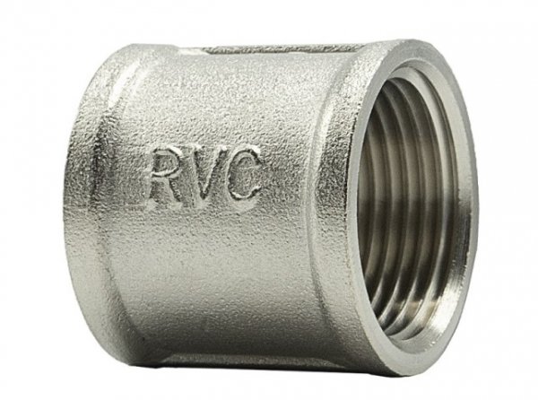 Муфта 3/8" RVC (латунь) Муфта 3/8" RVC (латунь)