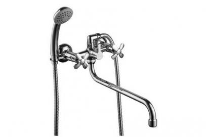 LM6541C Смеситель универсальный двуручный, с круглым изливом 300 мм, дивертор с керамич. пласт., хром "Партнер LEMARK LM6541C Смеситель универсальный двуручный, с круглым изливом 300 мм, дивертор с керамич. пласт., хром "Партнер LEMARK