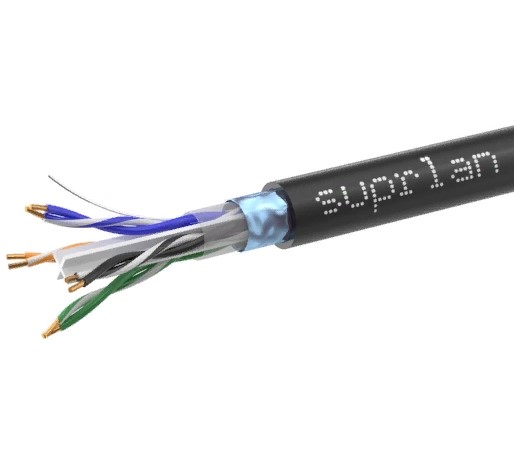 Витая пара стойкая к УФ Premium FTP 5e 4x2x0,51 Cu PE Out. 305м SUPRLAN Витая пара стойкая к УФ Premium FTP 5e 4x2x0,51 Cu PE Out. 305м SUPRLAN
