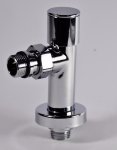 Вентиль угловой для полотенцесушителя 1/2"ш*1/2"ш  TIM
