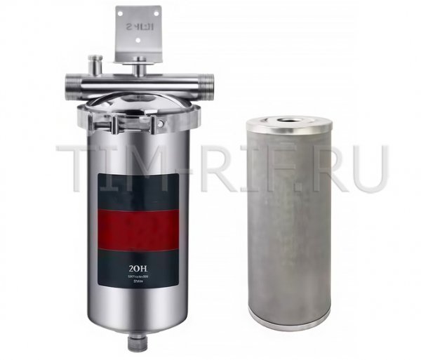 Корпус НЕРЖАВЕЙКА Big Blue 10" 1 ВР" Zeissler Корпус НЕРЖАВЕЙКА Big Blue 10" 1 ВР" Zeissler