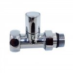 Вентиль прямой для полотенцесушителя 1" г*1/2"ш  TIM