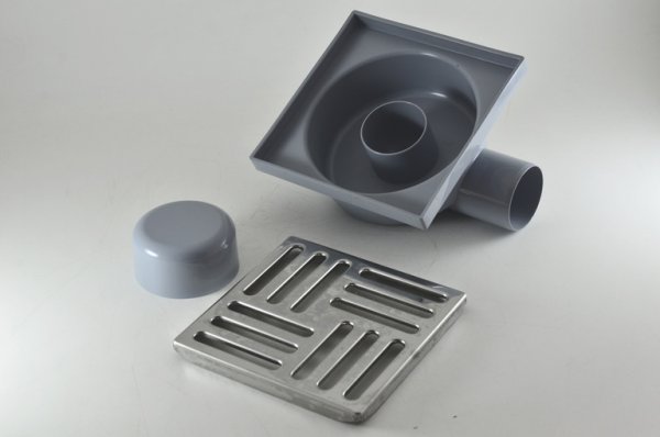 Трап гориз 50/ 150*150 нерж сталь решетка АНИ ТА5112 Трап гориз 50/ 150*150 нерж сталь решетка АНИ ТА5112