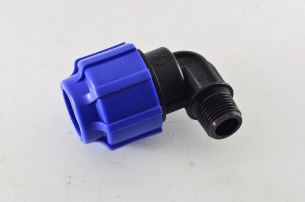 Отвод ПЭ с наруж. труб. резьбой 25х 1/2" (обж.) ТПК-АКВА Отвод ПЭ с наруж. труб. резьбой 25х 1/2" (обж.) ТПК-АКВА