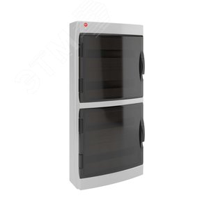 Щиток настенный с дверцей 72 мод.,IP65, серый, с клеммным блоком 63А (RB72W6TGD) DKC Щиток настенный с дверцей 72 мод.,IP65, серый, с клеммным блоком 63А (RB72W6TGD) DKC