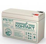 Аккумулятор 12В 7Ач КТА 12-7 Контакт АКБ Аккумулятор 12В 7Ач КТА 12-7 Контакт АКБ