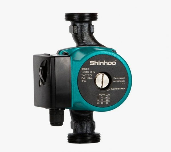 Насос циркуляционный 32/ 8S -180 мм Shinhoo BASIC S Насос циркуляционный 32/ 8S -180 мм Shinhoo BASIC S