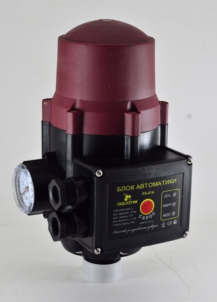 Блок автомат с манометром, PS-01A (EPC-2) Блок автомат с манометром, PS-01A (EPC-2)