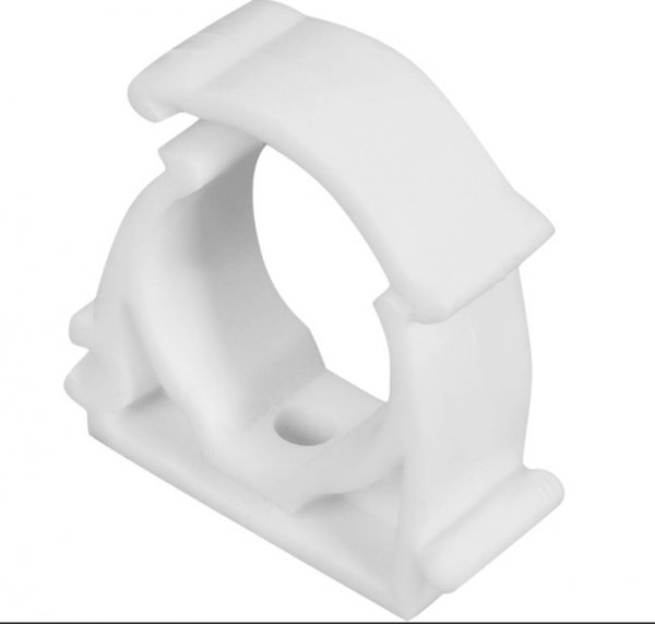 Фиксатор для трубы 40 пластик с защелкой МП Фиксатор для трубы 40 пластик с защелкой МП