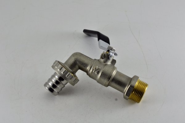 Кран шаровой 1/2" со штуцером ручка TIM Кран шаровой 1/2" со штуцером ручка TIM
