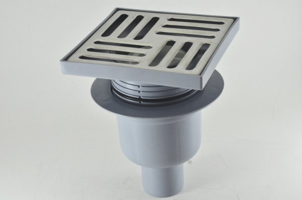 Трап вертик 50 регулируемый. решетка 150х150 нерж.СУХОЙ TQ5712 АНИ Трап вертик 50 регулируемый. решетка 150х150 нерж.СУХОЙ TQ5712 АНИ