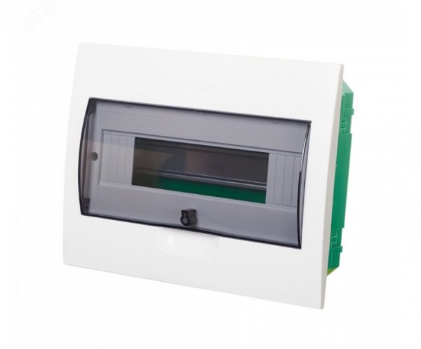 Щит распределительный встраиваемый белый ЩРв-П-12 City9 прозрачная дверь Щит распределительный встраиваемый белый ЩРв-П-12 City9 прозрачная дверь