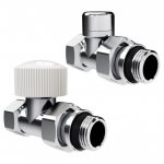 Набор термостатический прямой Royal Thermo Design 1/2"М30х1,5 (Хром)