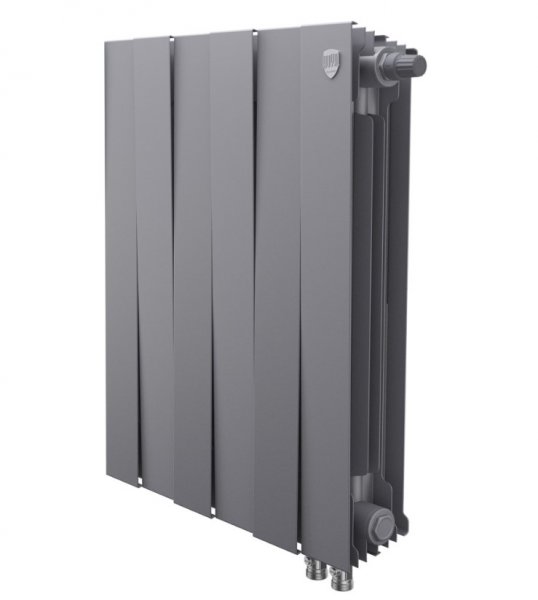 Радиатор Royal Thermo PianoForte 500 /Silver Satin -  6 секц. VDR (нижнее, правое) Радиатор Royal Thermo PianoForte 500 /Silver Satin -  6 секц. VDR (нижнее, правое)