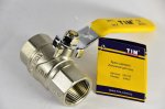 Кран шаровой 3/4" гг ручка TIM (ГАЗ 11Б27п A 11) Кран шаровой 3/4" гг ручка TIM (ГАЗ 11Б27п A 11)