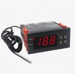 Термостат с NTC термопарой и датчиком NTC, 10 А 220В  40 ~ 120C