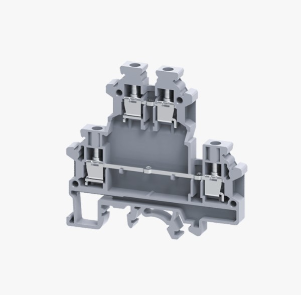 Клемма двухярусные винтовая OptiClip CDL-4-2L-I-серый 289803 Клемма двухярусные винтовая OptiClip CDL-4-2L-I-серый 289803