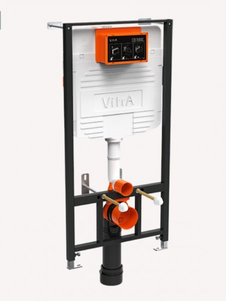 Cистема инсталляции VitrA Norm для унитазов, 3/6 л. Все крепежи в комплекте (к стене и к полу) Cистема инсталляции VitrA Norm для унитазов, 3/6 л. Все крепежи в комплекте (к стене и к полу)