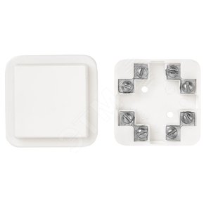 Коробка коммутационная (разветвительная) низковольтная КРН-4 на защёлках (10377) Коробка коммутационная (разветвительная) низковольтная КРН-4 на защёлках (10377)