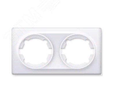 FLORENCE рамка БЕЛЫЙ 2 элемента FLORENCE рамка БЕЛЫЙ 2 элемента