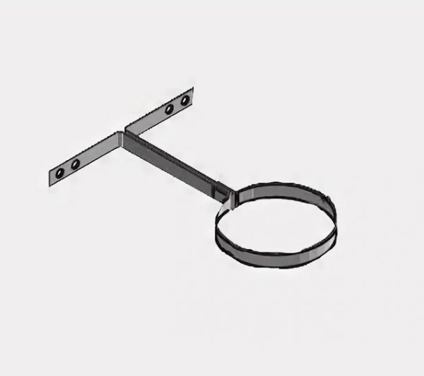 DeDietrich Крепёжный хомут диам. 125 мм с коротким держателем DeDietrich Крепёжный хомут диам. 125 мм с коротким держателем