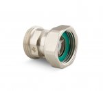 Соединитель с накидной гайкой и обратным клапаном ВР-НР 3/4"x3/4"  Varmega