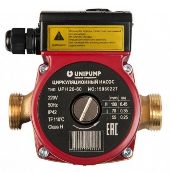 Насос циркуляционный 20-60 130 UPН (ГВС) 3/4 н.р.UNIPUMP Насос циркуляционный 20-60 130 UPН (ГВС) 3/4 н.р.UNIPUMP