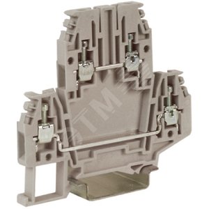 Клемма наборная ЗНИ 2.5 кв.мм 2 уровня DBC.2GR серый QUADRO (ZDB100GR) Клемма наборная ЗНИ 2.5 кв.мм 2 уровня DBC.2GR серый QUADRO (ZDB100GR)