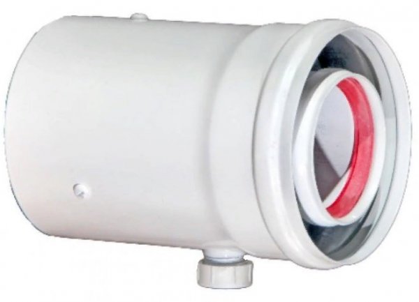 ROMMER Конденсатоотводчик коаксиальный универсальный D 60/100 ROMMER Конденсатоотводчик коаксиальный универсальный D 60/100