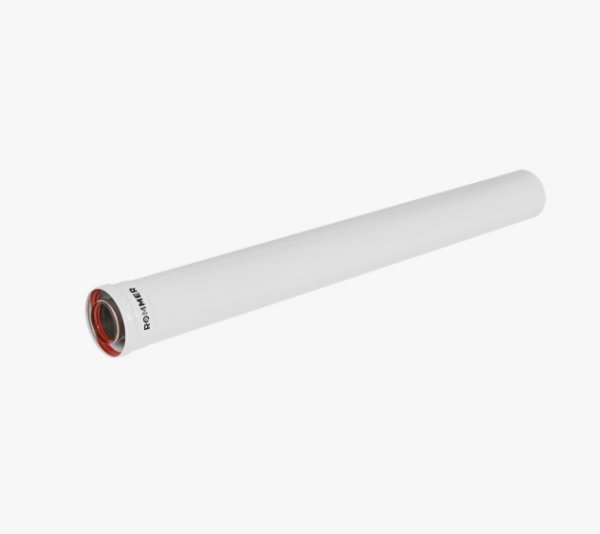 ROMMER Удлинитель дымохода INOX Line традиционный коаксиальный D60/100, L 1000мм ROMMER Удлинитель дымохода INOX Line традиционный коаксиальный D60/100, L 1000мм
