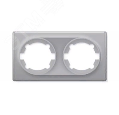 FLORENCE рамка СЕРЫЙ 2 элемента FLORENCE рамка СЕРЫЙ 2 элемента