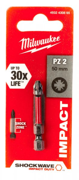 Бита Milwaukee SHOCKWAVE PH2 50мм Бита Milwaukee SHOCKWAVE PH2 50мм