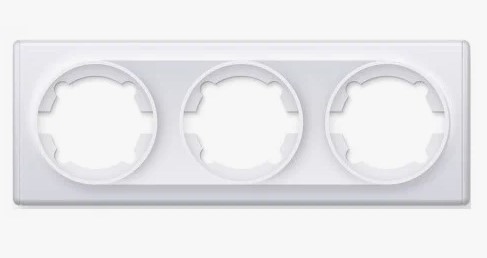 FLORENCE рамка БЕЛЫЙ 3 элемента FLORENCE рамка БЕЛЫЙ 3 элемента