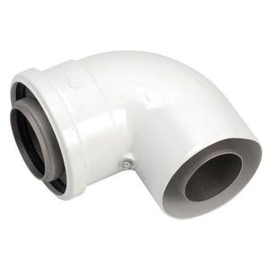 VAILLANT Отвод 90° DN 60/100 в комплекте с соединительным хомутом VAILLANT Отвод 90° DN 60/100 в комплекте с соединительным хомутом