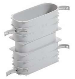 Соединительная муфта плоского воздуховода 52 x 132 мм Соединительная муфта плоского воздуховода 52 x 132 мм