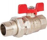 Кран шаровой 1" гш американка бабочка EPDM STOUT Кран шаровой 1" гш американка бабочка EPDM STOUT