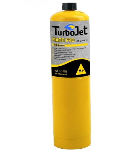 Газовый баллон Turbojet МАПП PRO TJ141M Газовый баллон Turbojet МАПП PRO TJ141M