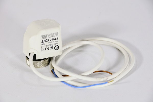 Электротермический аналоговый сервопривод, питание 24 В 22CX NС (н.з.) 22CX24NC2 WATTS Электротермический аналоговый сервопривод, питание 24 В 22CX NС (н.з.) 22CX24NC2 WATTS