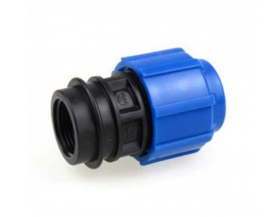 Муфта переход. ПЭ с внутр. труб. резьбой 40х 1 1/4'' (обж.) ТПК-АКВА Муфта переход. ПЭ с внутр. труб. резьбой 40х 1 1/4'' (обж.) ТПК-АКВА