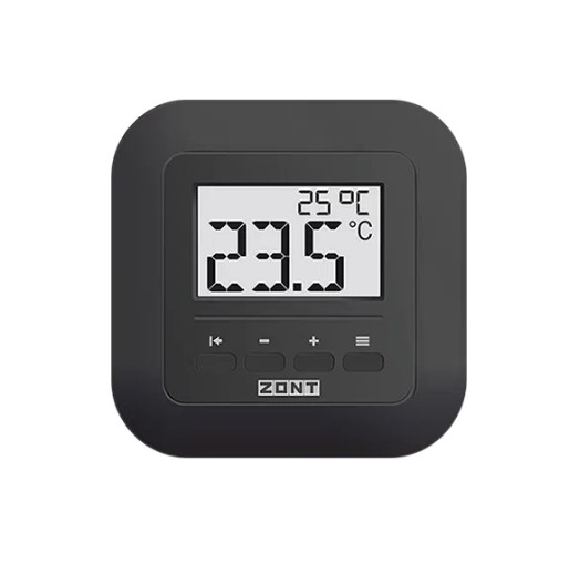 ZONT панель РАДИО однозонная Радиотермостат воздуха МЛ-332 (868 МГц , питание 5в или 3 батарейки ААА) черная ZONT панель РАДИО однозонная Радиотермостат воздуха МЛ-332 (868 МГц , питание 5в или 3 батарейки ААА) черная