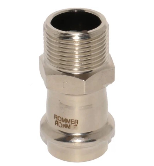 Муфта нерж. сталь с нар.р. 22х1" Муфта нерж. сталь с нар.р. 22х1"