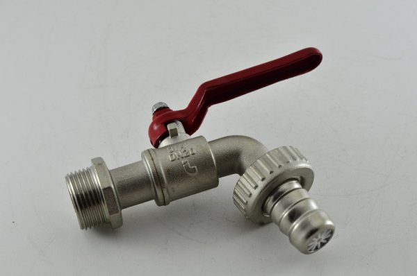 Кран шаровой 3/4" со штуцером ручка ITAP ART 166 Кран шаровой 3/4" со штуцером ручка ITAP ART 166