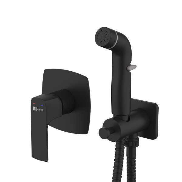 lm7219bl Смеситель Lemark Ursus LM7219BL с гигиеническим душем, встраиваемый lm7219bl Смеситель Lemark Ursus LM7219BL с гигиеническим душем, встраиваемый