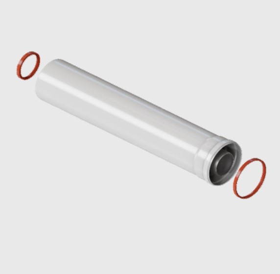 Удлинитель 500 мм конденсационный Ø80/125 Удлинитель 500 мм конденсационный Ø80/125