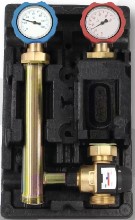 Насосная группа с термостатическим смесительным клапаном 1" в теплоизоляции (без насоса) ROMMER Насосная группа с термостатическим смесительным клапаном 1" в теплоизоляции (без насоса) ROMMER