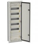 Корпус металлический ЩРв-72 (1х72) 1005х365х130мм IP31 серый (одна дверь) TITAN 5
