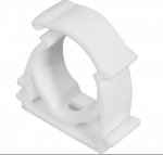 Фиксатор для трубы 40 пластик с защелкой МП Фиксатор для трубы 40 пластик с защелкой МП