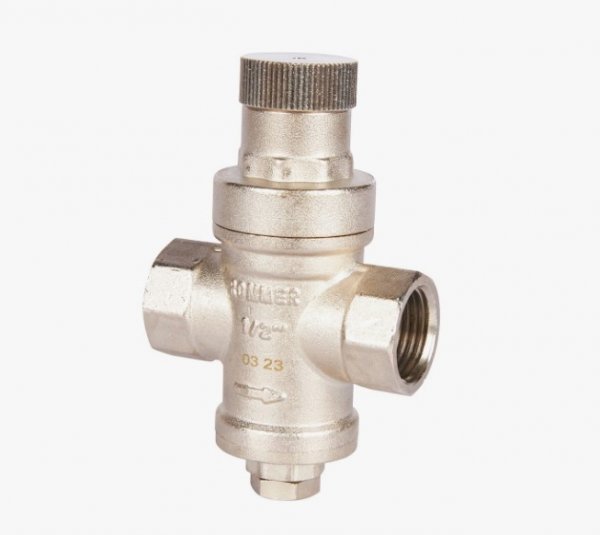 Редуктор давления , от 1 до 5,5 бар 1/2" под манометр Редуктор давления , от 1 до 5,5 бар 1/2" под манометр