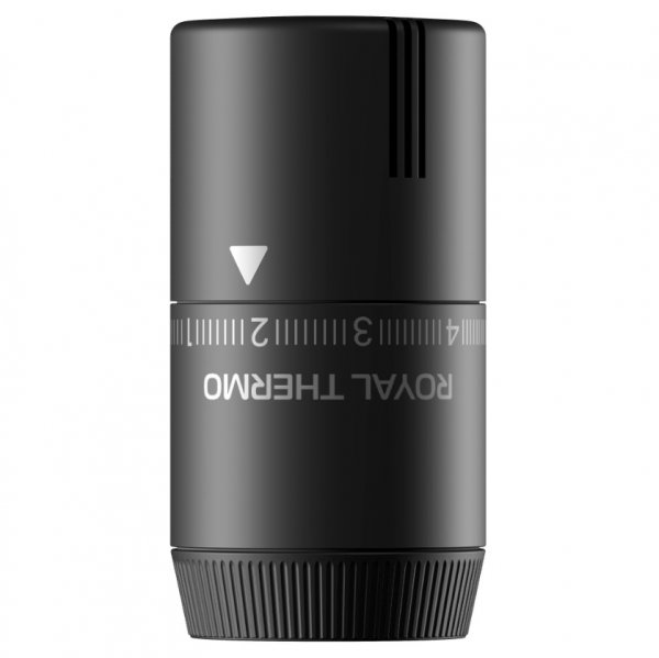 Головка термостатическая жидкостная Royal Thermo Design М30х1,5 (черный) Головка термостатическая жидкостная Royal Thermo Design М30х1,5 (черный)