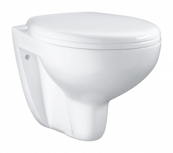BAU CERAMIC унитаз подвесной безободковый (белый) (без сиденья) GROHE BAU CERAMIC унитаз подвесной безободковый (белый) (без сиденья) GROHE